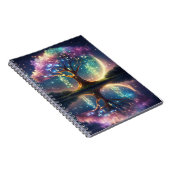 夜の輝きを持つ魔法の木 ノートブック (右側)