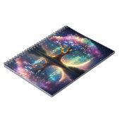 夜の輝きを持つ魔法の木 ノートブック (左側)