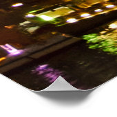 夜の輝きエッフェルタワー – パリ ポスター (角)