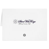 夜の輝く洞窟カード (裏面横)