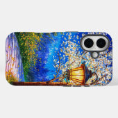 夜の通りとランタン Case-Mate iPhoneケース (裏面 (横))