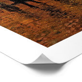 夜の通り(パネルの油) ポスター (角)