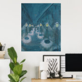 夜の通り（夜の街） （1922） ヴァルター・グラマ ポスター (ホームオフィス)