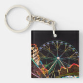 夜の遊園地 キーホルダー (正面)