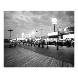 「夜の遊歩道」写真プリント フォトプリント