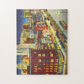 夜の運河の通り、ニュー・オーリンズ、ルイジアナ ジグソーパズル (縦)