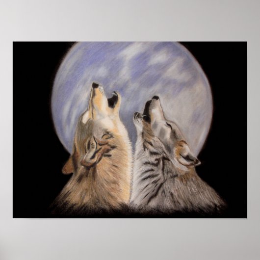 夜の遠吠え ポスター (正面)