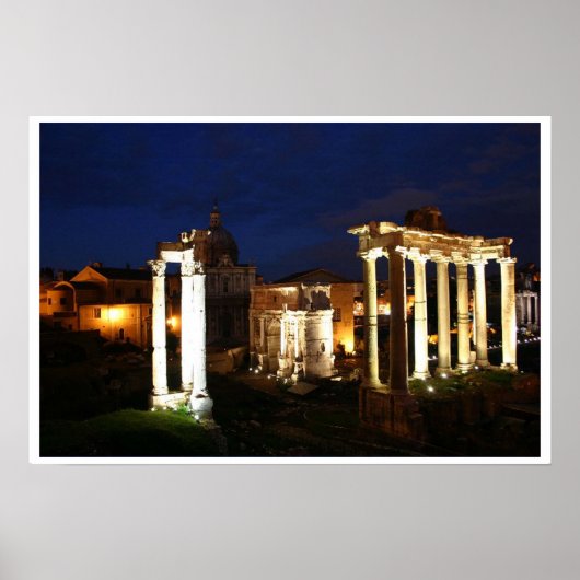 夜の遺跡 ポスター (正面)