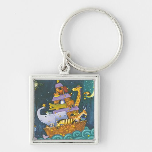 夜の避難所 キーホルダー (正面)