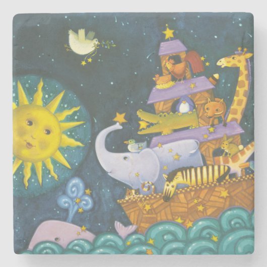 夜の避難所 ストーンコースター (正面)