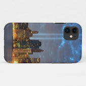 夜の都市のスカイラインの眺め Case-Mate iPhoneケース (裏面(横))