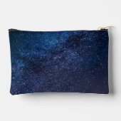 夜の銀河の星たち かわいい アクセサリーポーチ (裏面)
