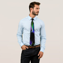 夜の闇の下のカラフルな砂丘 ネクタイ