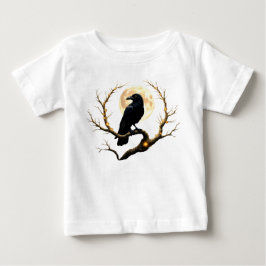 「夜の闇の中」- 月の沈黙の使者 ベビーTシャツ