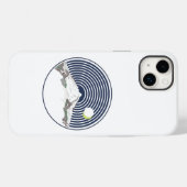 夜の雪山峰 Case-Mate iPhoneケース (裏面 (横))