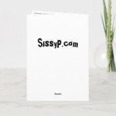 『夜の震え』誕生日 カード (裏面)