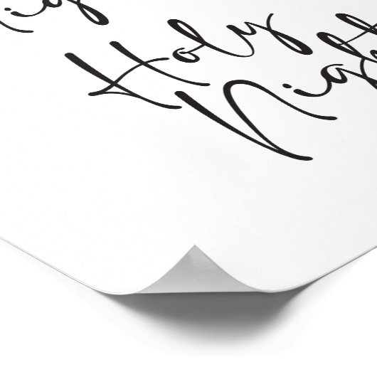 夜の静かクリスマス ポスター (角)