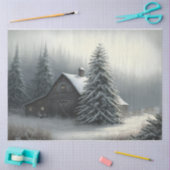 夜の静けさの中で 薄葉紙 (クラフト)