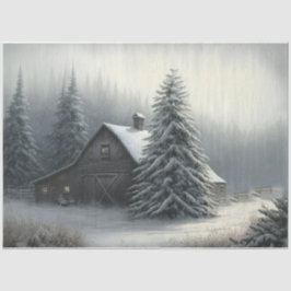 夜の静けさの中で 薄葉紙