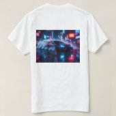 夜の静寂に咆哮する漂流戦士たち Tシャツ (デザイン裏面)