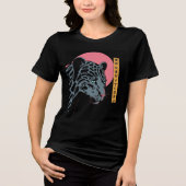夜の静寂 トライブレンドTシャツ (正面)