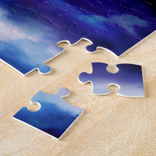 夜の静穏 ジグソーパズル (側面)