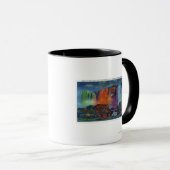 夜の風の洞窟まで歩く マグカップ (正面右)