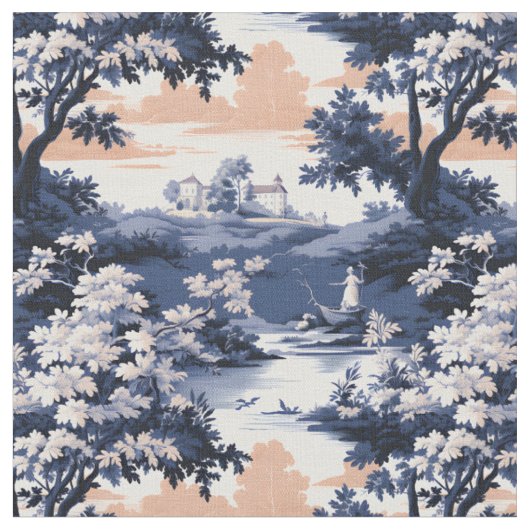 夜の風景 ファブリック (クローズアップ)