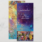 夜の騎手たち , 明るく生き生きとした青いスパークル 招待状 (正面/裏面)