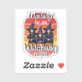 夜の魔女の夜を待不気味つ シール (シート)
