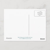 夜の魔女の猫はがきを楽しむ ポストカード (裏面)