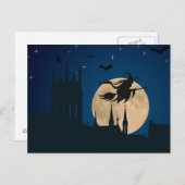 夜の魔女はがき ポストカード (正面/裏面)