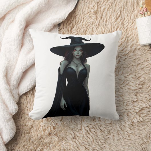 夜の魔女 クッション (ブランケット)