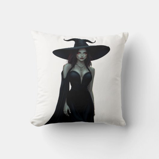 夜の魔女 クッション (正面)