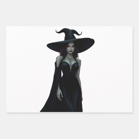 夜の魔女 ラッピングペーパーシート (正面)