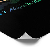 夜の魔法を少し信じる ポスター (角)