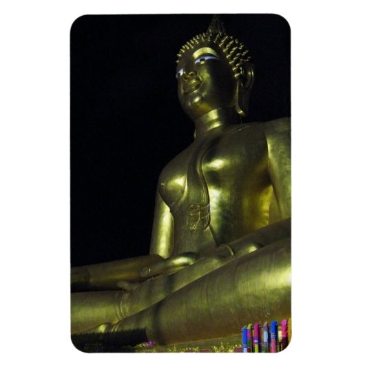 夜の黄金仏 マグネット (縦)