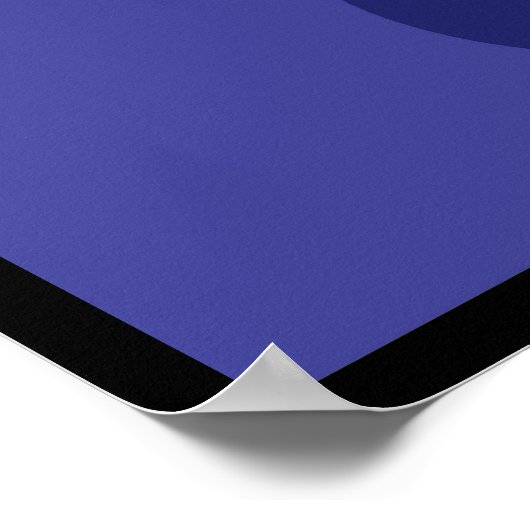 夜の黒猫 ポスター (角)