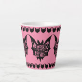 夜の黙示録:ヴァンパイアのハロウィンバッシュ カフェラテマグ (正面)