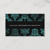 夜の311熱血なダマスク織|の海の庭 名刺 (裏面)