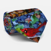 夜の（鳥）ショウジョウコウカンチョウ ネクタイ (ロール)