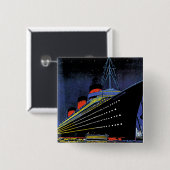 夜のNormandie 缶バッジ (正面&裏面)