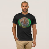 夜のTシャツの虎 Tシャツ (正面フル)