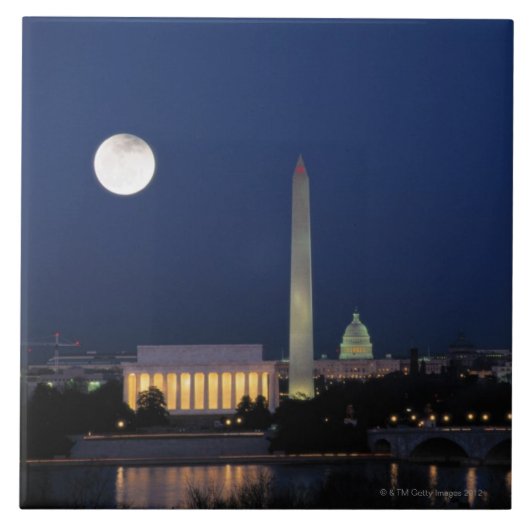 夜のWashington D.C. タイル (正面)