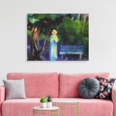 夜はアクセル・ヨハネスセン キャンバスプリント (インサイチュ (リビング))