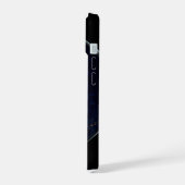 夜はアメリカのシティライトと完全な地球 iPhone 15ケース (左側面)