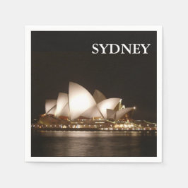 夜はオペラカクテルナプキン スタンダードカクテルナプキン