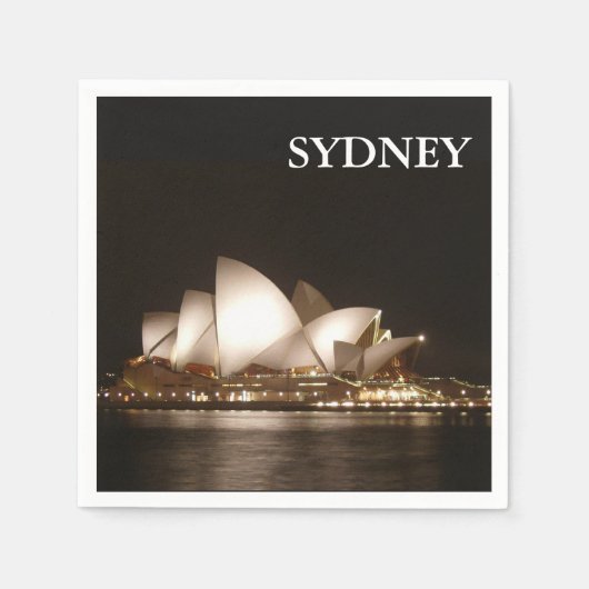 夜はオペラカクテルナプキン スタンダードカクテルナプキン (正面)