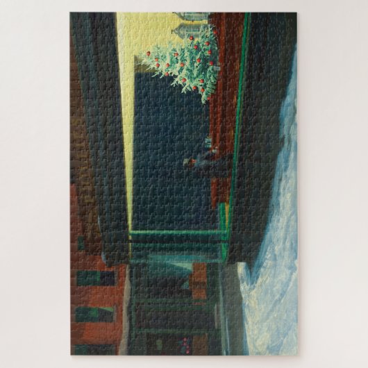 夜はクリスマスに休む ジグソーパズル (縦)