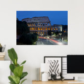 夜はコロッセオが大好き ポスター (ホームオフィス)